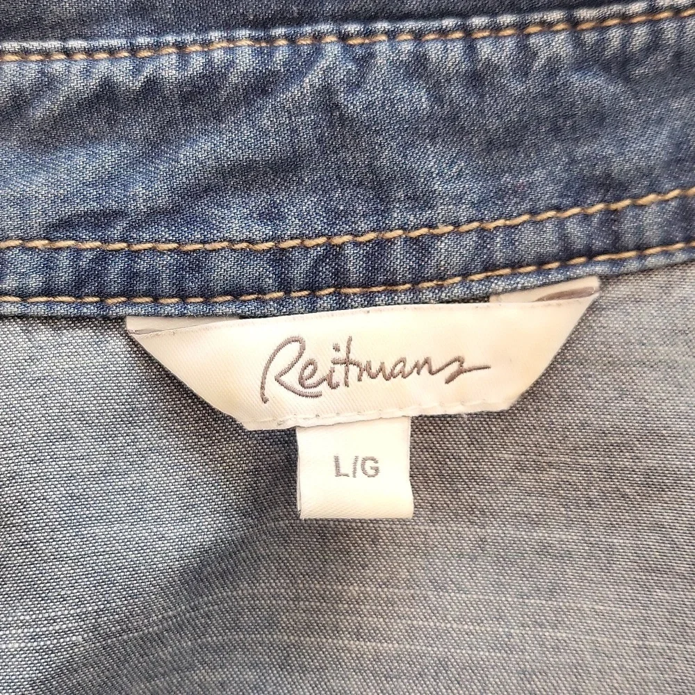 Reitmans denim shirt - Picture 9 of 14